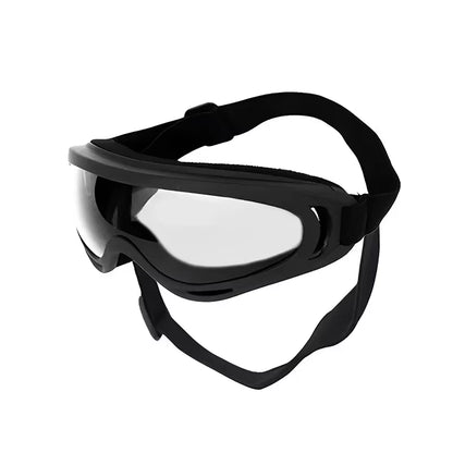 Pet Goggles Adjustable anti UV Glare Windproof Sunglasses for Dogs Outdoor Hiking Running Beach All Breeds Eye Protection Black