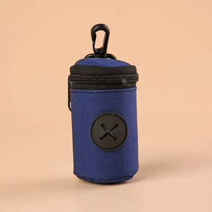 Hangable Dog Poop Bag Dispenser Zipper Dogs Walking Accessory Waste Bag Holder Portable Cute Garbage Bags Organizer Pet Supplies