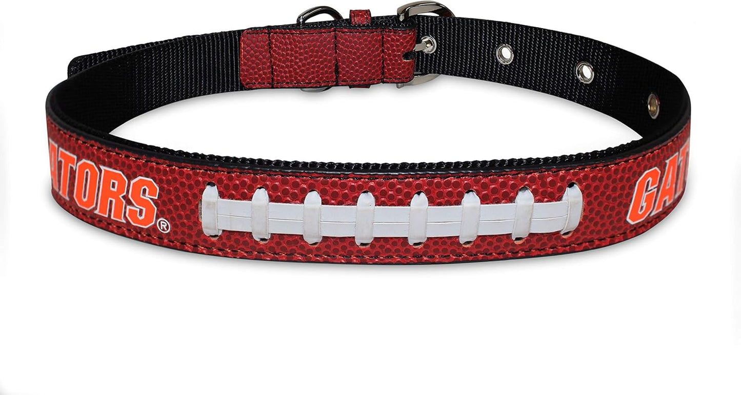 Best Dog Collar. New NCAA Signature PRO Pvc-Leather Premium PET Collars. Extra Tough & Durable! Super Stylish! 50+ Football Teams, 3