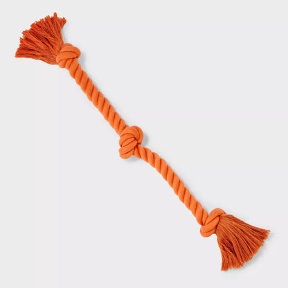 24" Rope Dog Toy - Boots & Barkley™ Orange