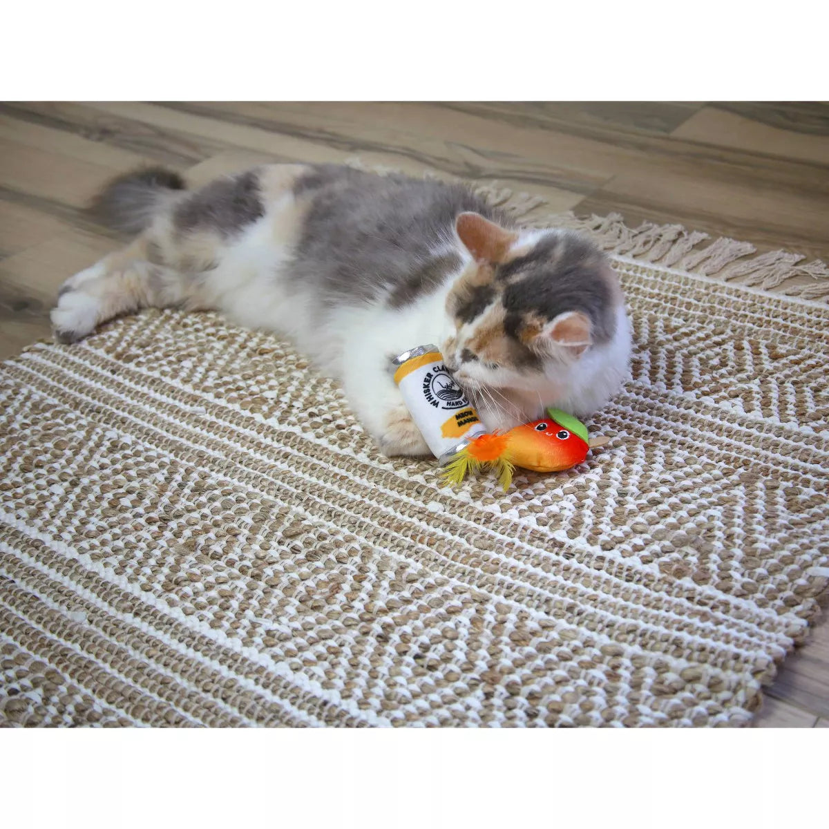 Quirky Kitty Whisker Claw Cat Plush Toy