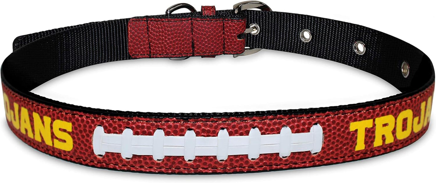 Best Dog Collar. New NCAA Signature PRO Pvc-Leather Premium PET Collars. Extra Tough & Durable! Super Stylish! 50+ Football Teams, 3