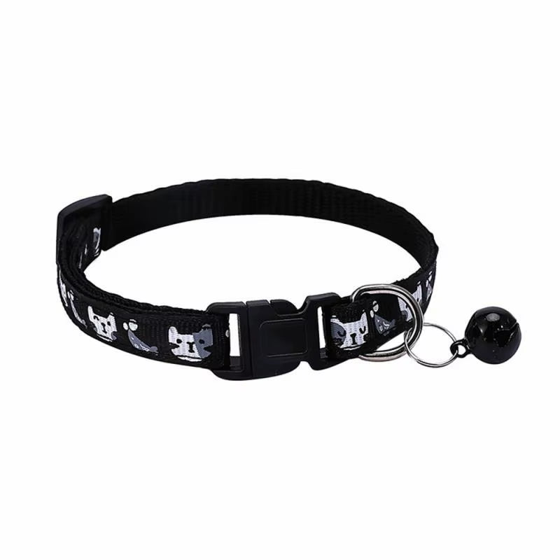 Pet Cat Dog Collar Easter Bunny Rabbit Cat Collar Buckle Necklace with Bell Collar for Cat Dog Pet Supplies Cat Accessories