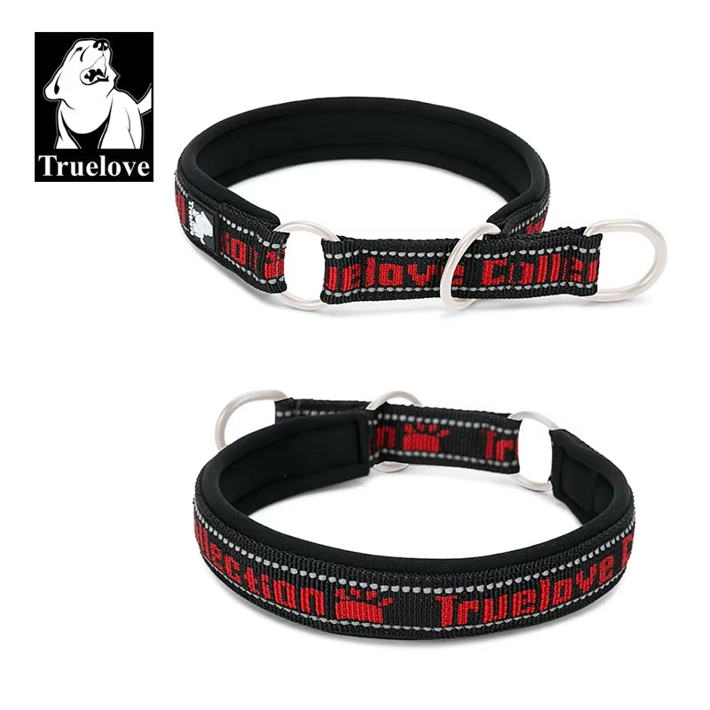 P-Chain Nylon Pet Collar Adjustable Reflective SBR Neoprene Pull-Resistant Explosion-Proof Dog and Cat Travel TLC5371