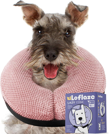 Soft Inflatable Dog Cone for Large Medium Small Dogs Cats - Neck Donut, E Collar Alternatives for Recovery