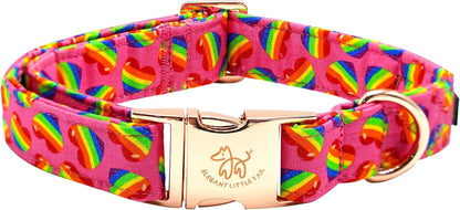 Dog Collar, Sunflower Pattern Pet Collar Durable Cute Dog Collars Summer Fall Female Pet Gift Adjustable Dog Collar for Medium Dogs
