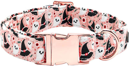Dog Collars, Plaid Print Pet Collar Durable Metal Collar Soft Girl Boy Dog Collars Adjustable Dog Collar for Large Dogs