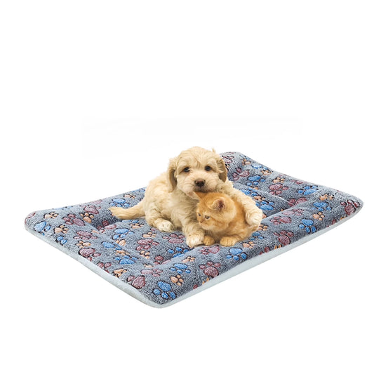 Reversible Dog Crate Pad Soft Fluffy Pet Kennel Beds Dog Sleeping Mattress for Large Medium Small Dogs, 19 X 12.6 Inch