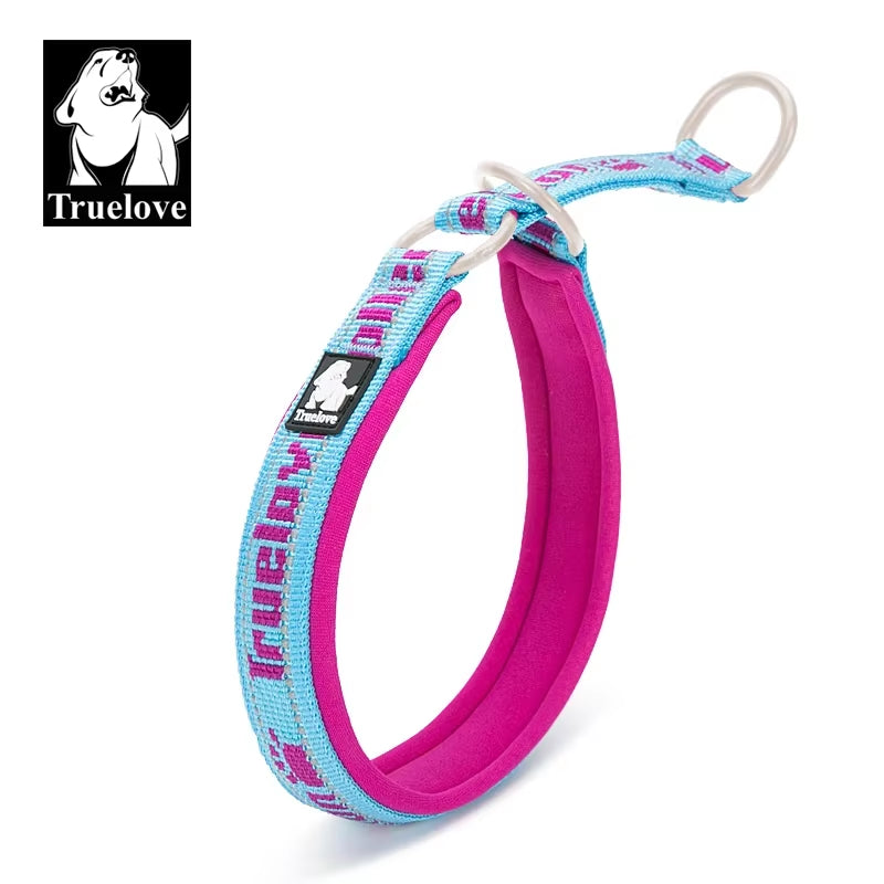 P-Chain Nylon Pet Collar Adjustable Reflective SBR Neoprene Pull-Resistant Explosion-Proof Dog and Cat Travel TLC5371