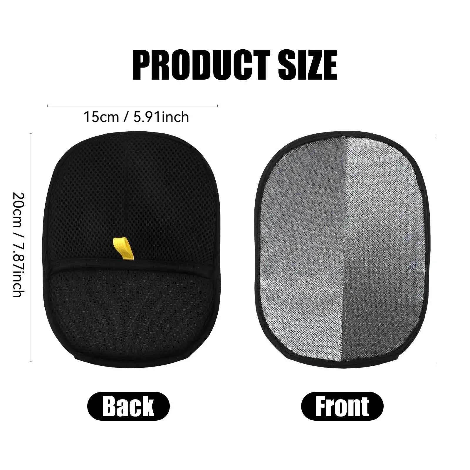 Pet Hair Removal Set Tool Reusable Static Removal Gloves Double-Sided Grooming Gloves Remove Dog Cat Fur Hair for Carpets Sofa