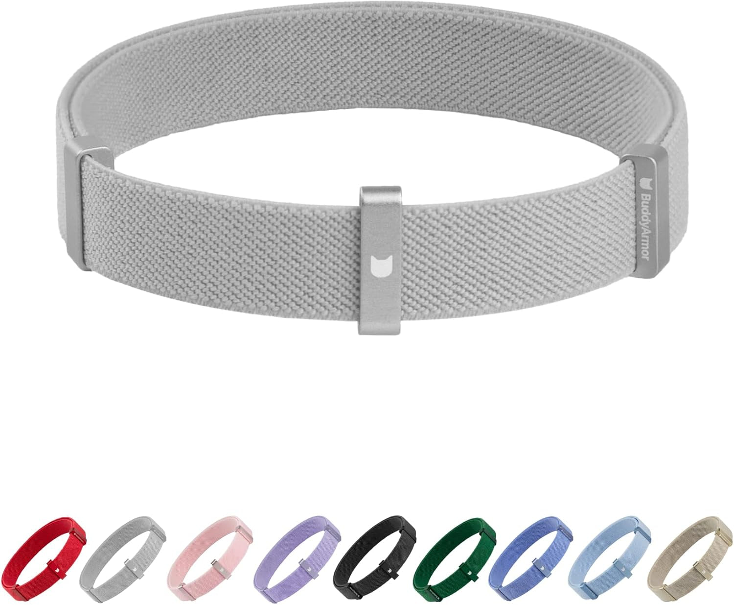 Safety Cat Collar - U.S. IDA Gold Awarding Design, Stretch Elastic Quick Release, Non Breakaway - Light Weight for Kitten, Neck Fit 5.9'-11.8' for All Small Large Cat,S(Cocoa)