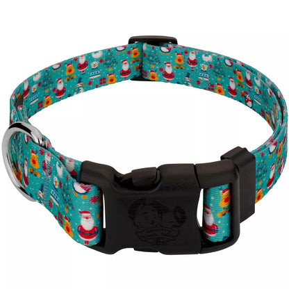 Country Brook Petz Deluxe Dog Collar - Christmas Collection - Made in the U.S.A.