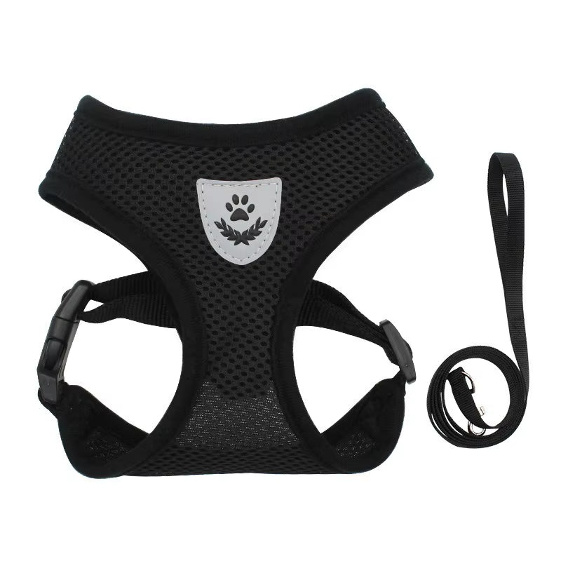 Cat Leash and Harness Cat Tent Kitten Harness Strap for Cats Neck Belt anti Escape Pets Vest Harness Dog Neck Belt MBD01