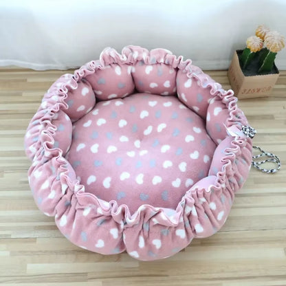 Drawstring Creative Soft Warm Nest Dual-Use Adjustable Pet Bed Nest Bed Pet Cushion for Cats Puppies Pet Supplies