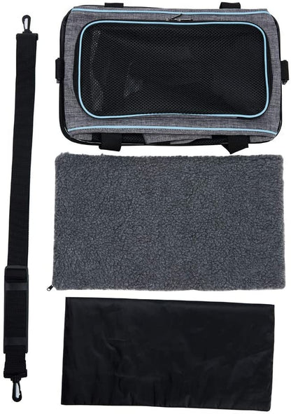 19X12X12 Inches Cat, Dog Carrier for Pets up to 22 Lbs, Soft-Sided Cat Bag Animal Carriers Travel Puppy Carry as a Toy of Fabric Pet Home