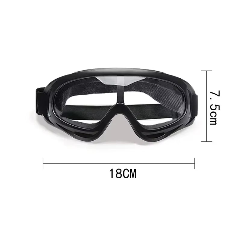 Pet Goggles Adjustable anti UV Glare Windproof Sunglasses for Dogs Outdoor Hiking Running Beach All Breeds Eye Protection Black