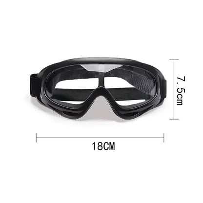 Pet Goggles Adjustable anti UV Glare Windproof Sunglasses for Dogs Outdoor Hiking Running Beach All Breeds Eye Protection Black
