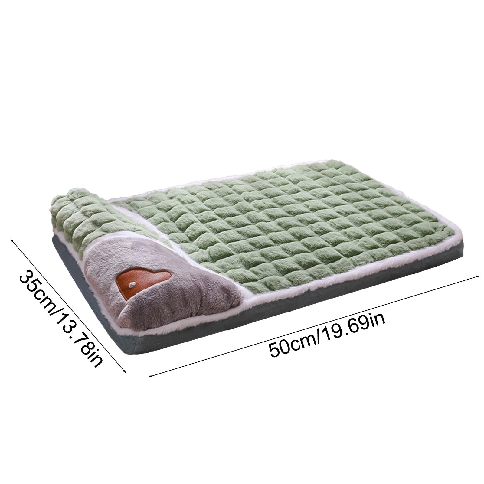 Soft Pets Bed for Small Dogs and Cats, Velvet Pet Beds,Washable Small Dog Cat Bed, Comfort and Fuzzy Pet Couch Sofa Bed,Warming Pets Bed for Indooor Home,Bedroom,Winter Holiday(13.7*19.7 In)
