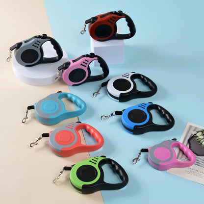 3 Meters 5 Meter Retractable Pet Dog Leash for Small Big Dogs Hiking Walking Traction Rope French Bulldog Chihuahua Accessories