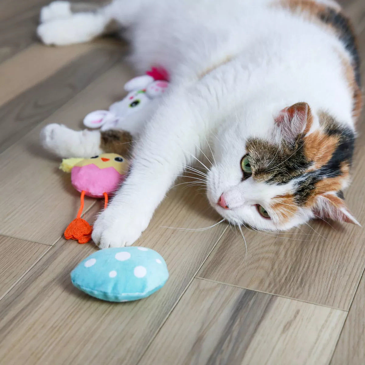 Quirky Kitty Runaway Egg Cat Plush Toy