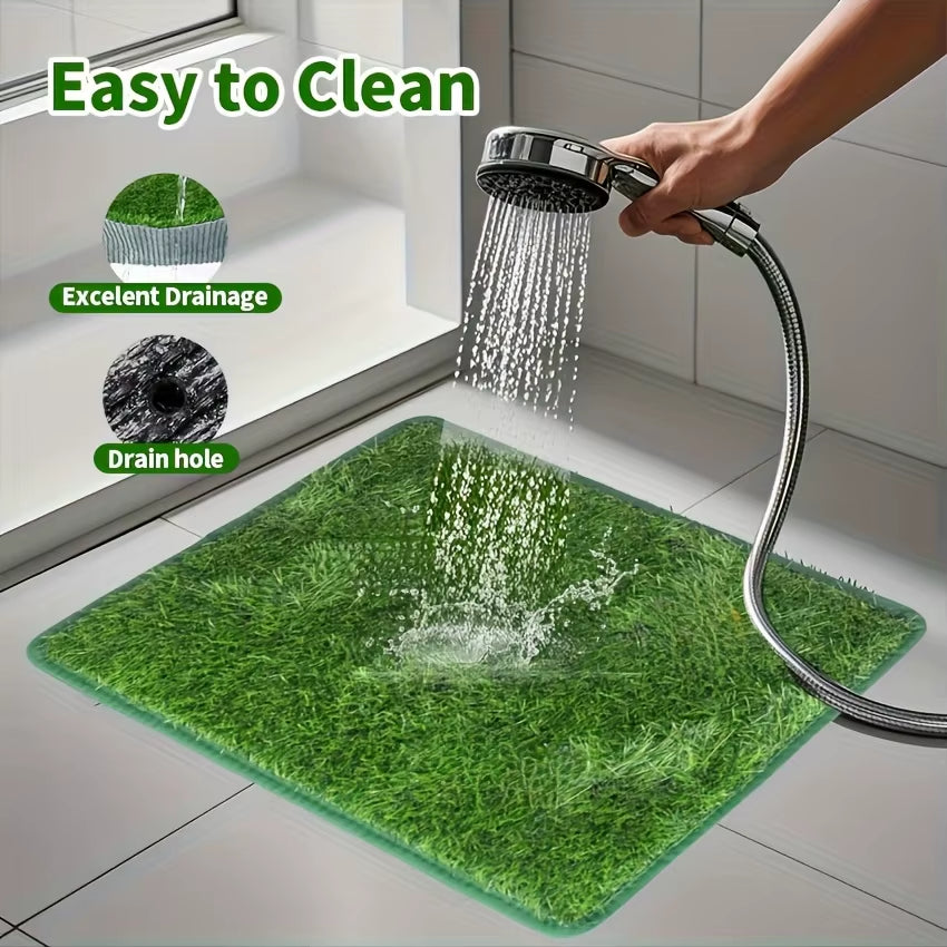 Simulation Lawn Dog Toilet Training Mat Washable Pet Urine Mat Dog Toilet Replacement Pad Eco-Friendly Non-Slip Pet Accessory