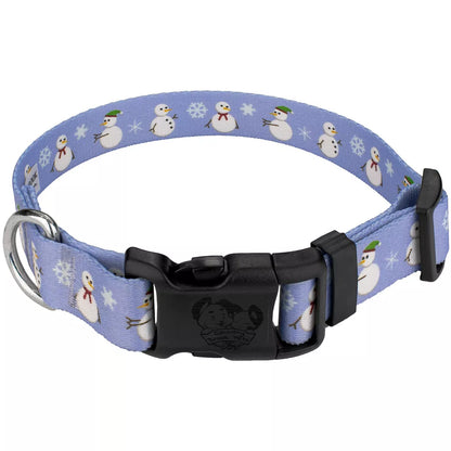 Country Brook Petz Deluxe Dog Collar - Christmas Collection - Made in the U.S.A.