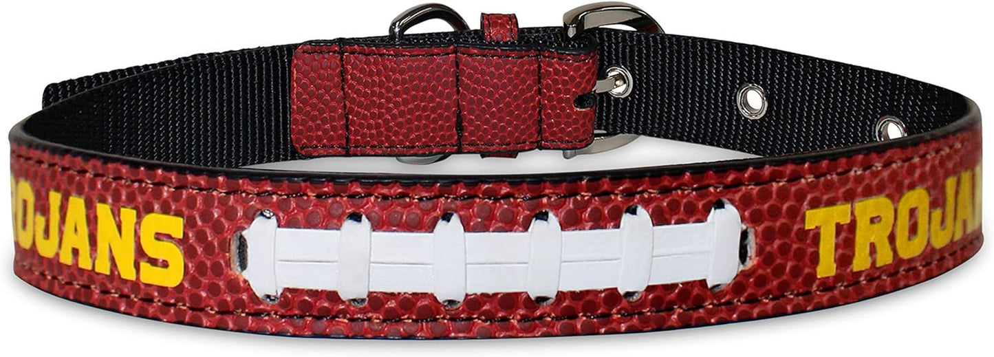 Best Dog Collar. New NCAA Signature PRO Pvc-Leather Premium PET Collars. Extra Tough & Durable! Super Stylish! 50+ Football Teams, 3