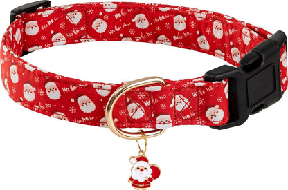Cute Cotton Dog Collar for Small Medium Large Dogs Special Design Cute Pink Strawberry with Pendant for Girl Female Dogs Soft Adjustable Strawberry Puppy Collars for Girl Female Dogs Pet Collar