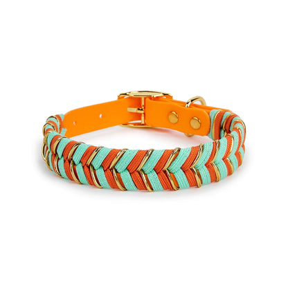 Pet Supplies Handmade Dog Collar Fashion Colorful Design Cat Neck Ring for Outdoor Walking Dog Collar High-End Adjustable Collar