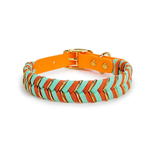 Pet Supplies Handmade Dog Collar Fashion Colorful Design Cat Neck Ring for Outdoor Walking Dog Collar High-End Adjustable Collar