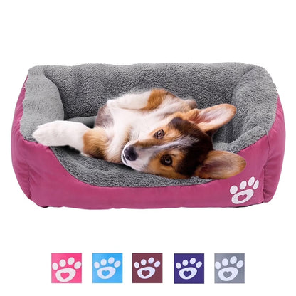 Dog Bed Washable Pet Cat Beds for Small Puppy Medium Dogs Cats, Hotpink