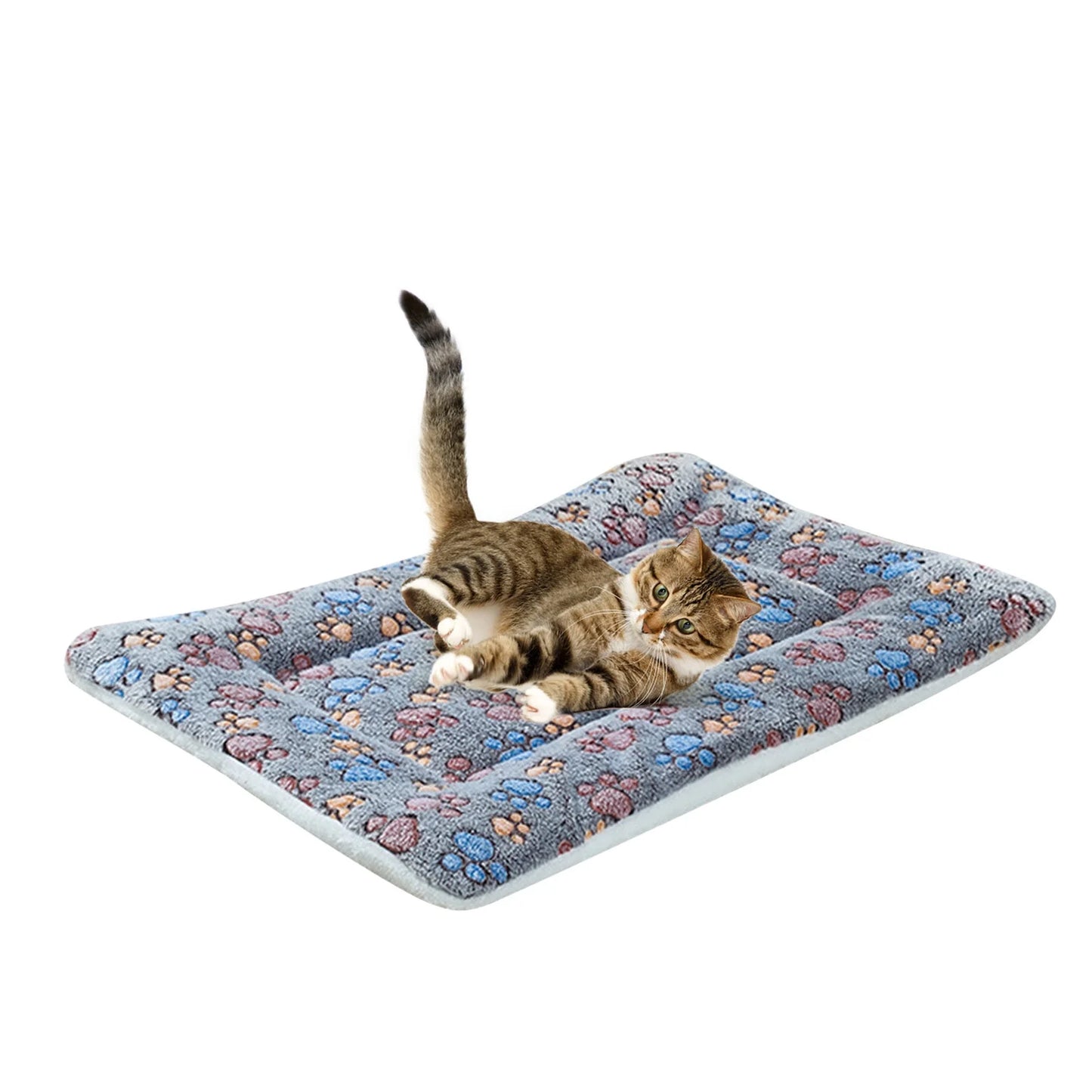 Reversible Dog Crate Pad Soft Fluffy Pet Kennel Beds Dog Sleeping Mattress for Large Medium Small Dogs, 19 X 12.6 Inch