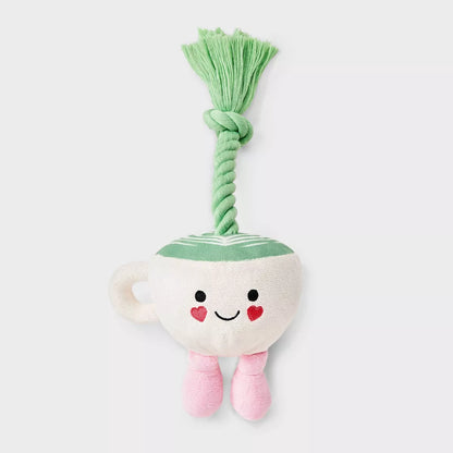 11.7" Matcha Plush Rope Dog Toy - Boots & Barkley™