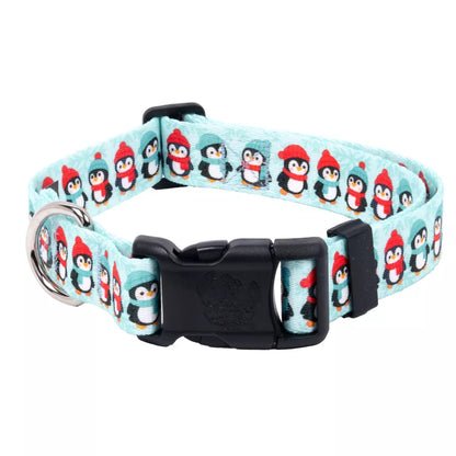 Country Brook Petz Deluxe Dog Collar - Christmas Collection - Made in the U.S.A.