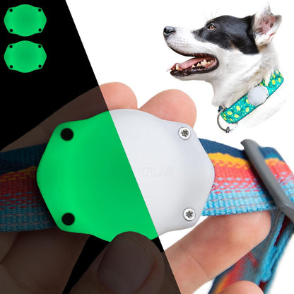 Airtag Dog Collar Holder - Tagvault™ - Secure Thru-Mount, IP69 Waterproof, Doesn'T Dangle, Fits All Width Collars