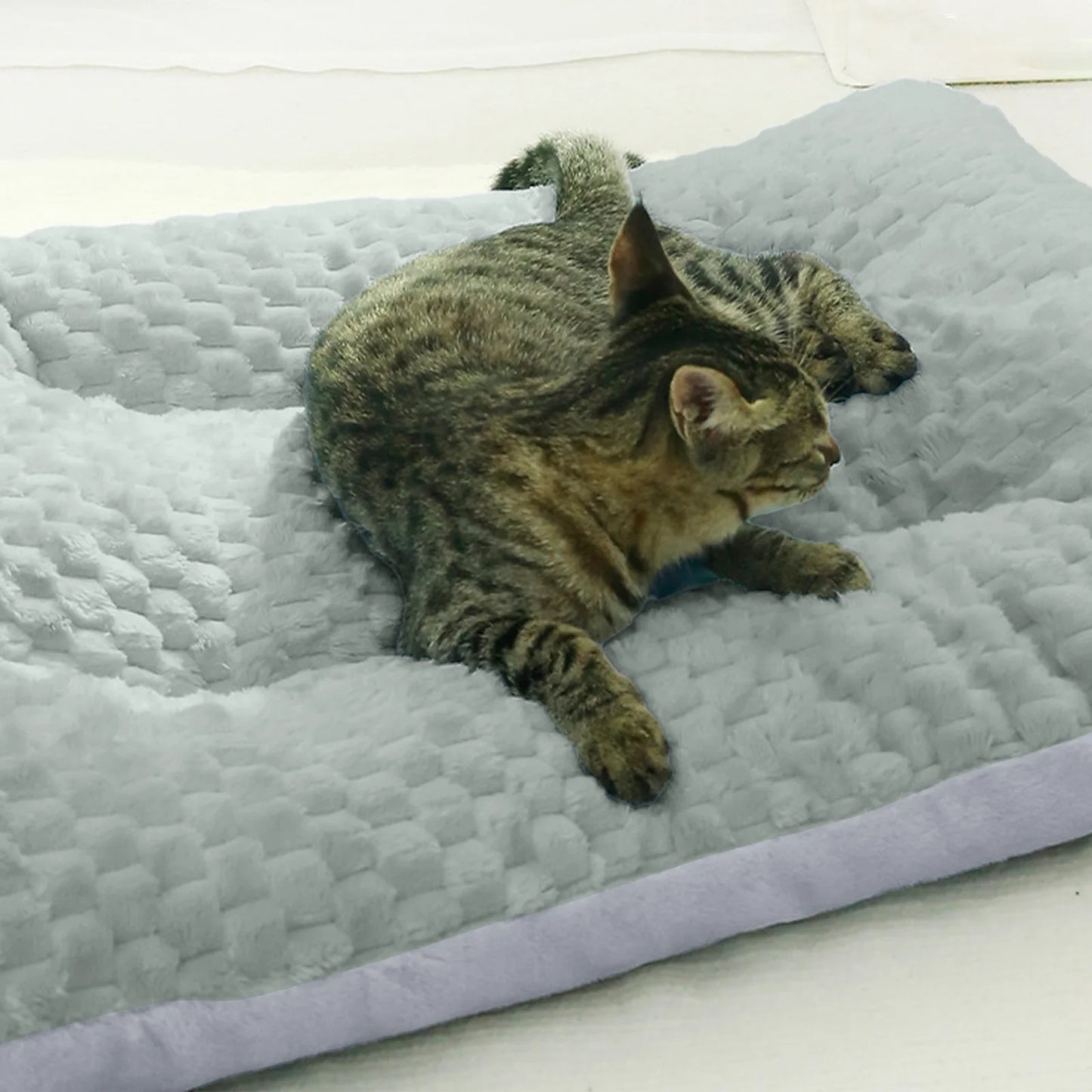 Orthopedic Pet Bed for Dogs and Cats with Thick Padding and Removable Cover,All-Season Comfort Sleeping Mat for Small Medium Pets,Non-Slip Bottom and Breathable Fabric for Home Use