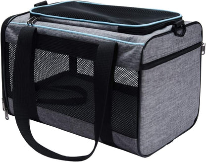 19X12X12 Inches Cat, Dog Carrier for Pets up to 22 Lbs, Soft-Sided Cat Bag Animal Carriers Travel Puppy Carry as a Toy of Fabric Pet Home