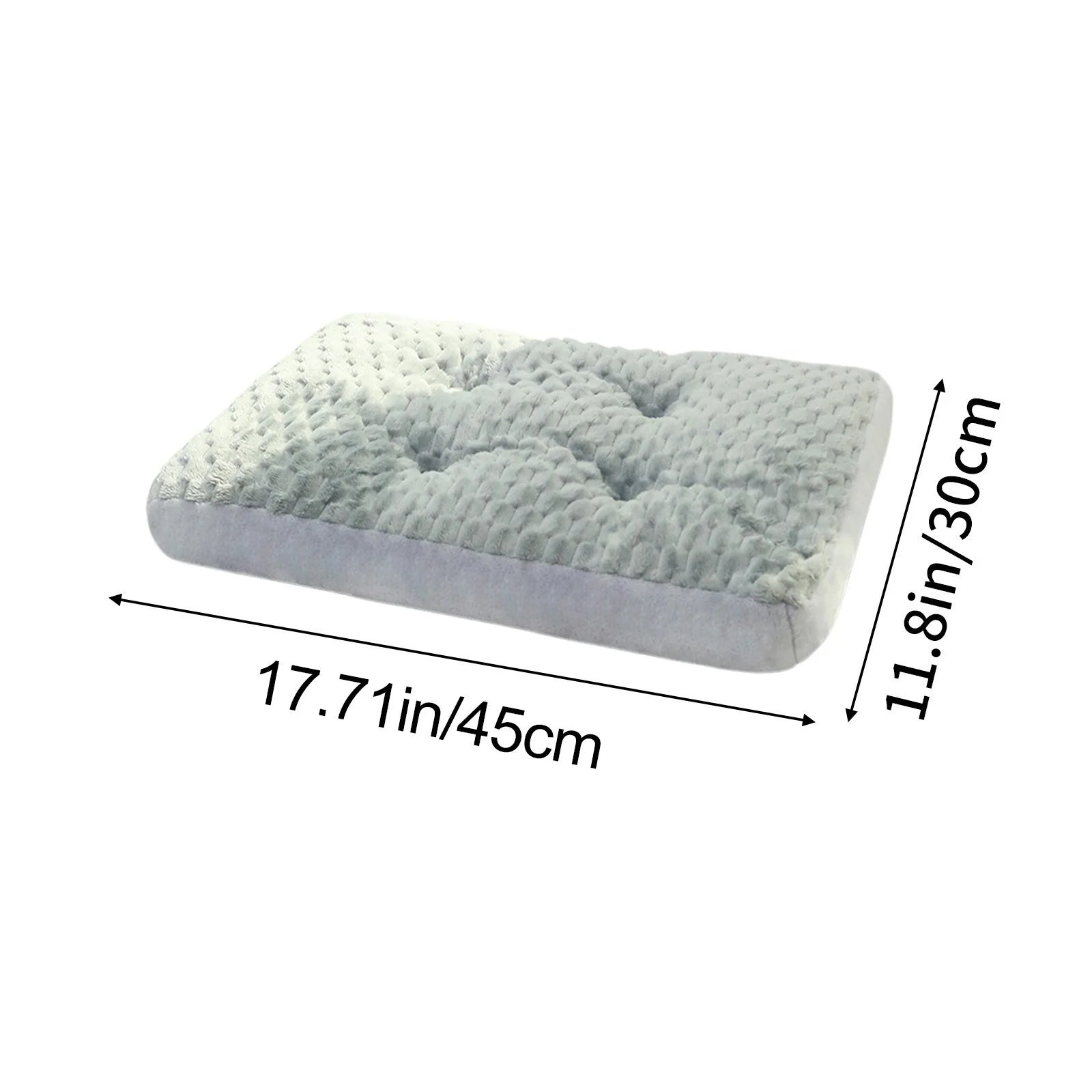 Orthopedic Pet Bed for Dogs and Cats with Thick Padding and Removable Cover,All-Season Comfort Sleeping Mat for Small Medium Pets,Non-Slip Bottom and Breathable Fabric for Home Use