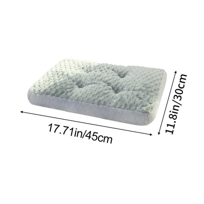Orthopedic Pet Bed for Dogs and Cats with Thick Padding and Removable Cover,All-Season Comfort Sleeping Mat for Small Medium Pets,Non-Slip Bottom and Breathable Fabric for Home Use