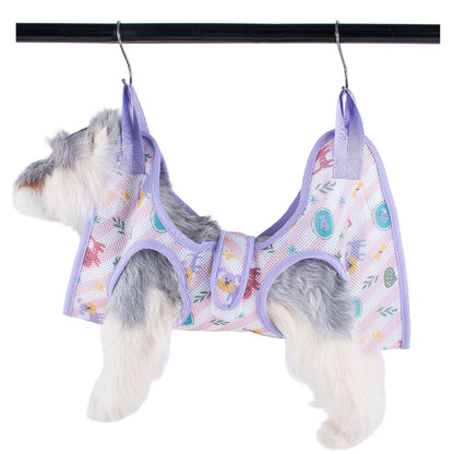 1PC Pet Grooming Hammock Dog Grooming Sling for Nail Clipping and Dog Bathing Use - Adjustable Sling for Dogs and Cats