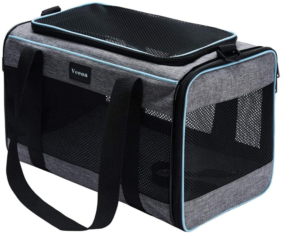 19X12X12 Inches Cat, Dog Carrier for Pets up to 22 Lbs, Soft-Sided Cat Bag Animal Carriers Travel Puppy Carry as a Toy of Fabric Pet Home