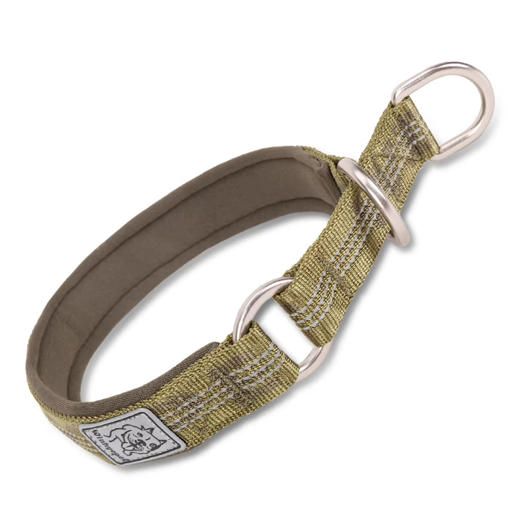 P Chain Pet Reflective Collar Nylon Best Neoprene Padded Half Choke Training Lightweight Washable Sports YC1852