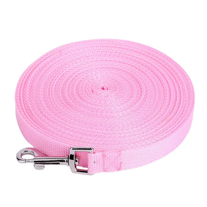 1.5 1.8 3 6 10 15 20 30 50M Solid Dog Leash for Large Dogs Pet Puppy Walking Training Lead Rope Big Dog Nylon Rope Long Leashes