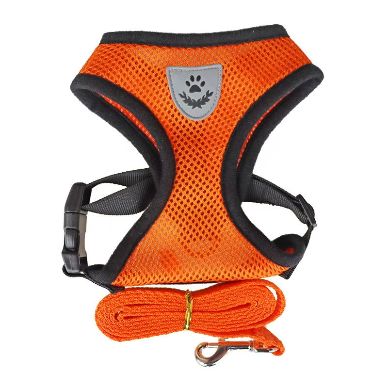 Cat Leash and Harness Cat Tent Kitten Harness Strap for Cats Neck Belt anti Escape Pets Vest Harness Dog Neck Belt MBD01