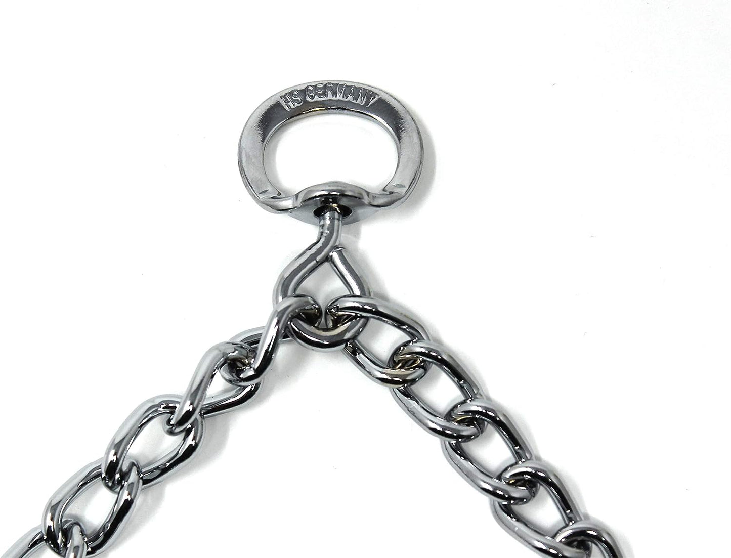 Prong Dog Training Collar, 22In X 3.0Mm (Neck Size up to 18In) Medium, Ultra-Plus Chrome Plated Steel Pet Pinch anti Pull Collar for Dogs Made in Germany