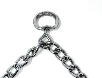 Prong Dog Training Collar, 22In X 3.0Mm (Neck Size up to 18In) Medium, Ultra-Plus Chrome Plated Steel Pet Pinch anti Pull Collar for Dogs Made in Germany