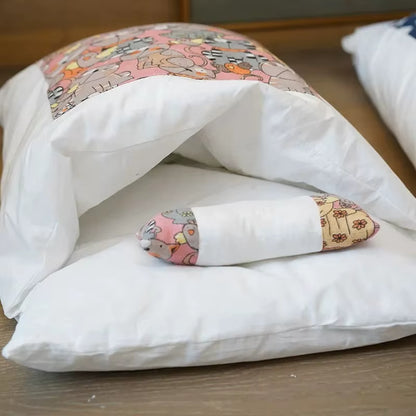 Kawaii Removable Cats Bed House Home Supplies Products for Adult Cats Large Pet Dog Bed Cat'S House Cave Comfortable Food Cute