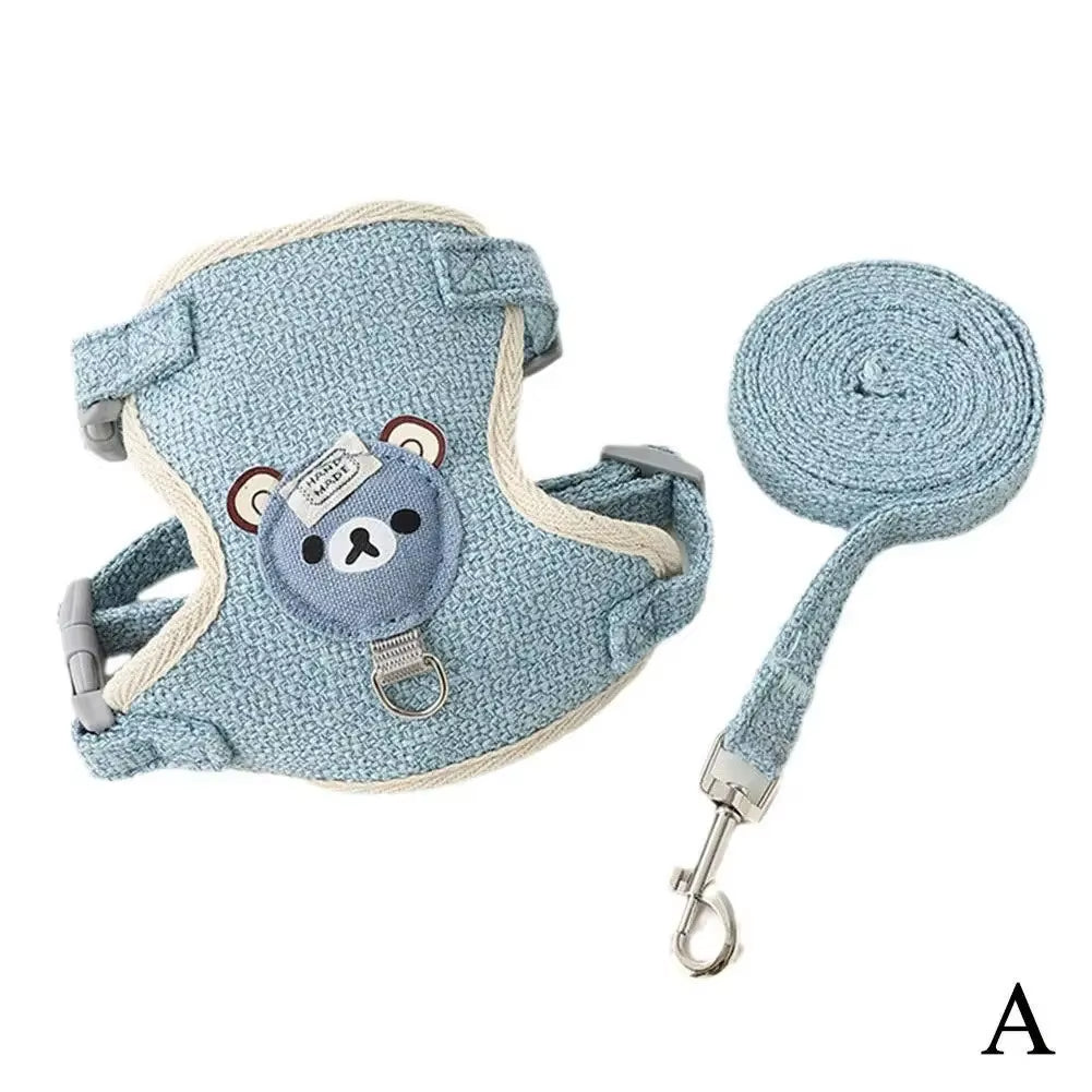 Kittens Harness Pet Collar Supplies for Cats Small Breeds Products Pets Collars Kitten Products Pet Puppy Harness Things