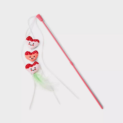 Strawberry Wand Cat Toy - Boots & Barkley™
