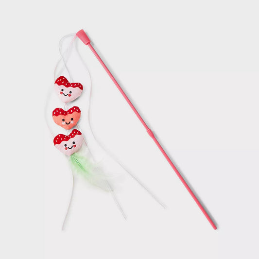 Strawberry Wand Cat Toy - Boots & Barkley™